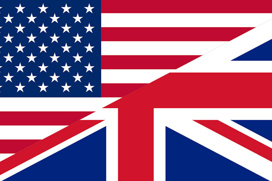 Diferença Entre Inglês Britânico e Americano - Parte 1 Ortografia